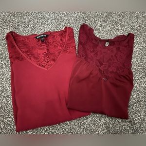 Express short sleeve blouse bundle